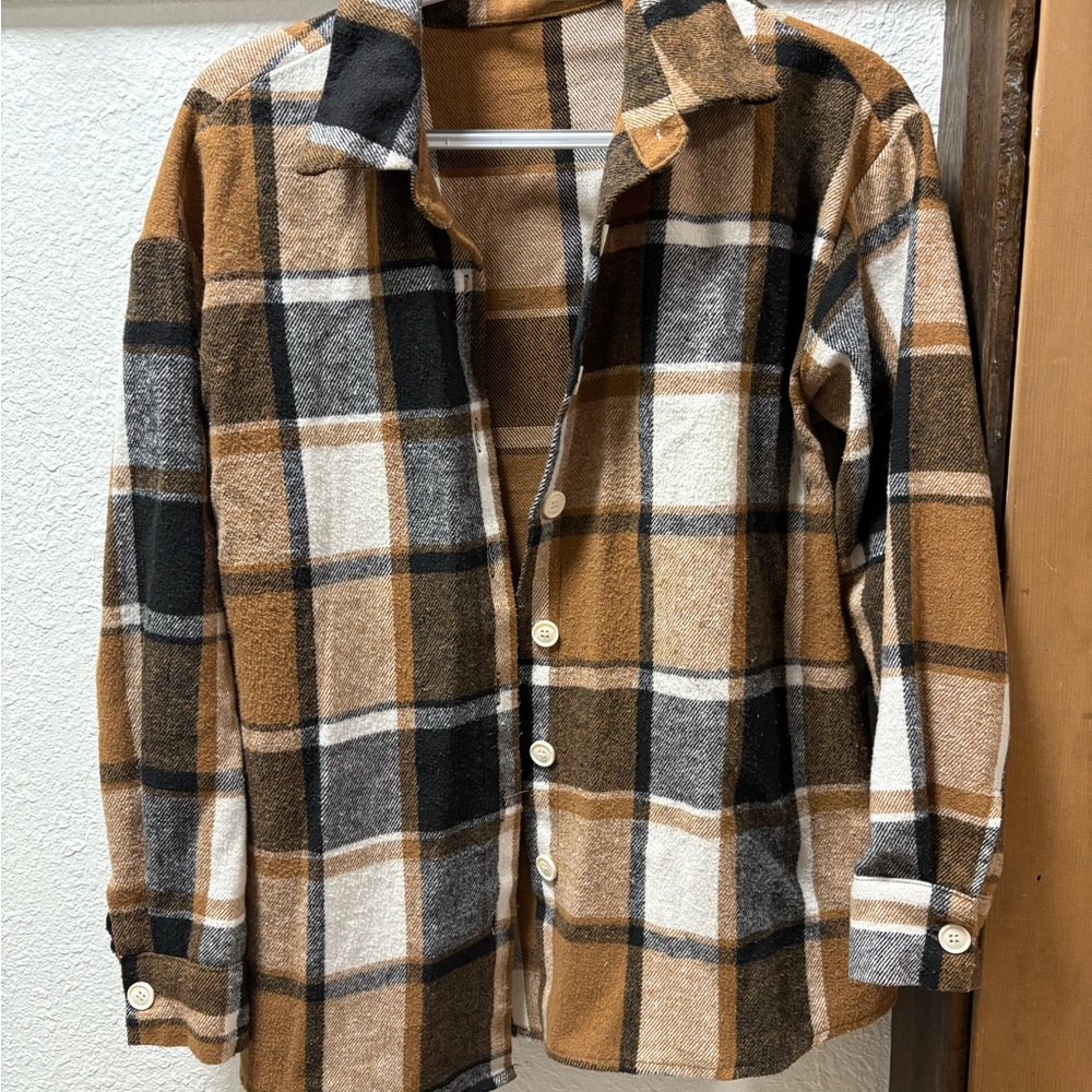 Plaid shacket